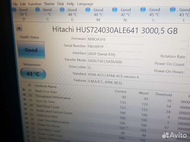 HDD hgst 3tb, 10TB миллионники