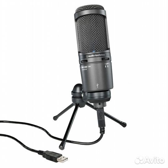 Микрофон Audio-Technica AT2020USB+ USB, черный 8AT