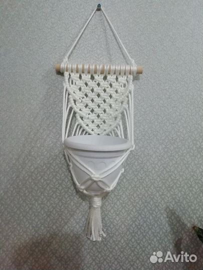 Кашпо макраме