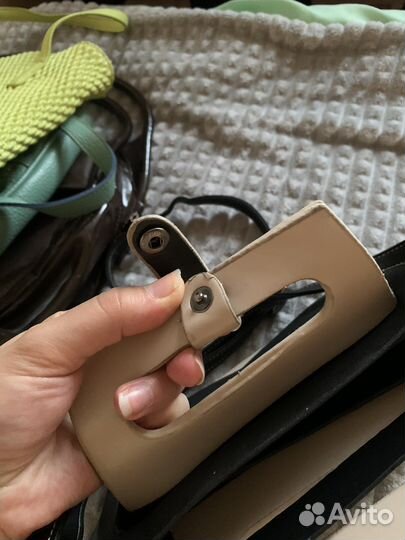 Сумка с ремешком кожзам