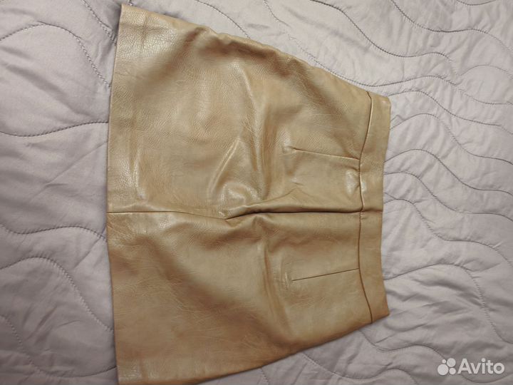 Юбка кожзам 46