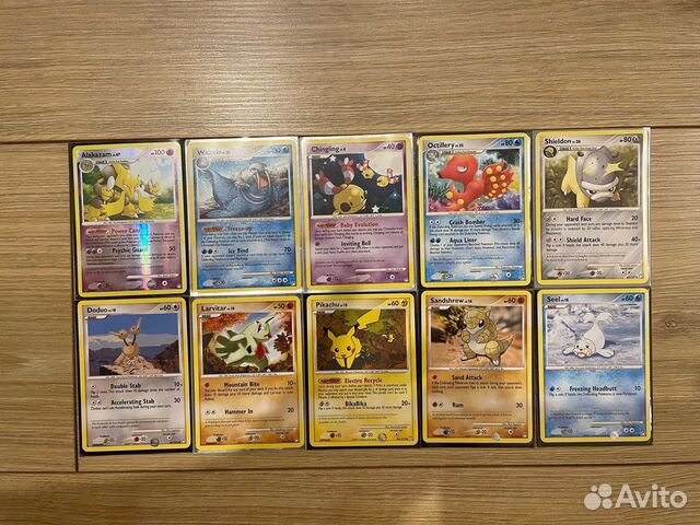 Винтажные карточки Покемон 2007 год