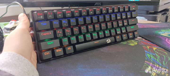 Игровая клавиатура механическая redragon