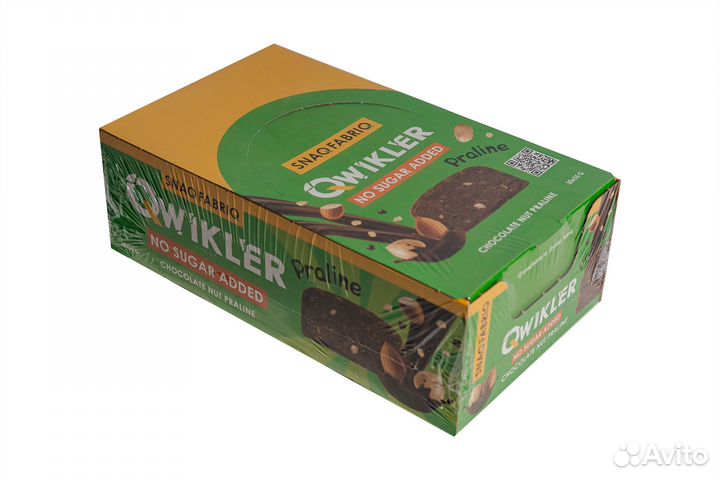Батончик глазированный Snaq Fabriq Qwikler, шокола
