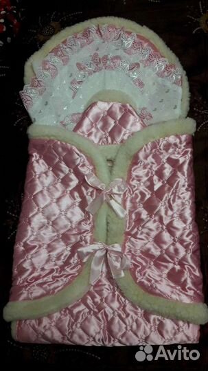 Конверт на выписку зимний для девочки