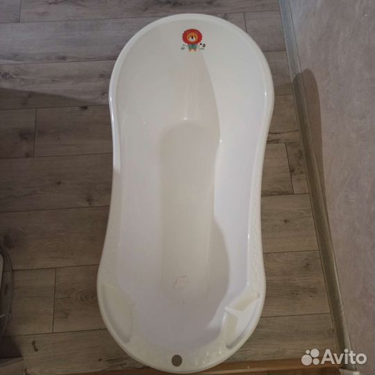 Ванночка для новорожденного с гамаком и горкой