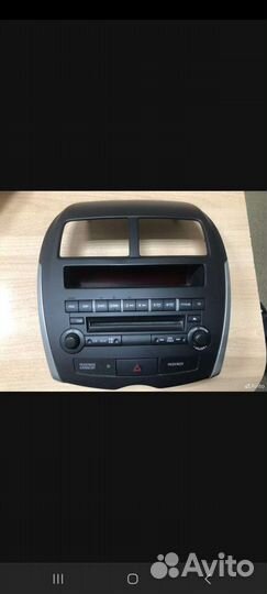 Штатное головное устройство на mitsubishi asx