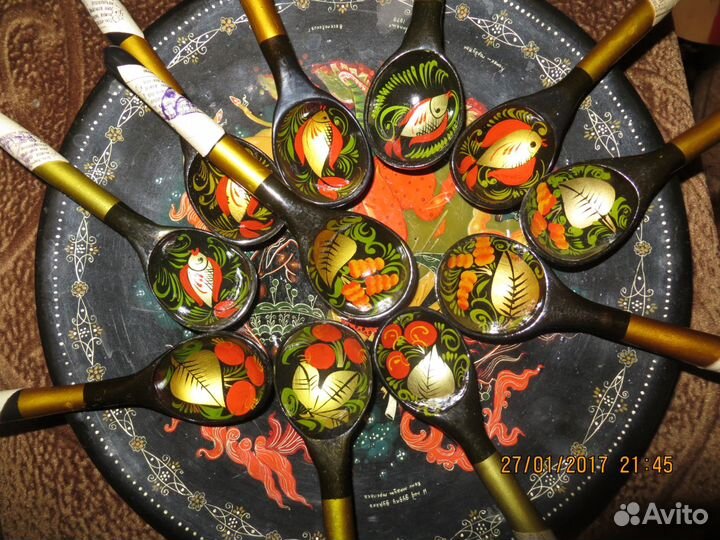 Продам ложки. липецкие узоры. В нов сост. год 1986