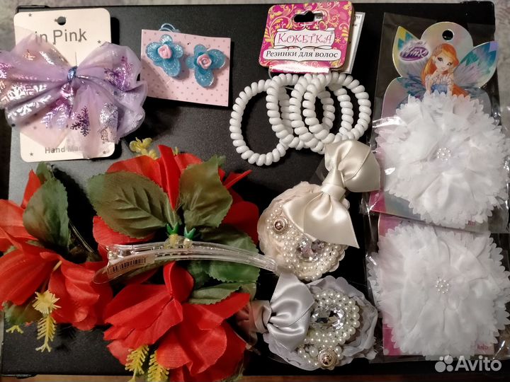 Заколки, резиночки, ободки