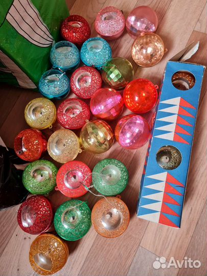 Елочные игрушки Шары СССР