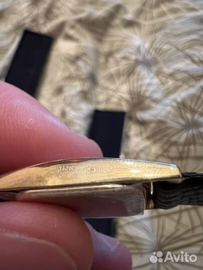 Золотые часы platinor