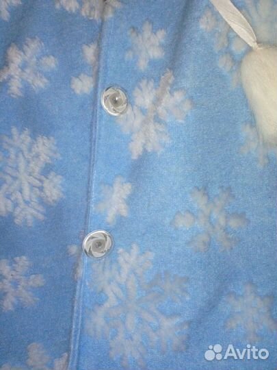 Сказочно-нежный костюм Снегурочки на девочку