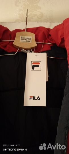 Куртка зимняя женская Fila новая