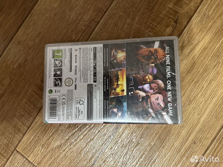 Lego диск nintdendo switch star wars