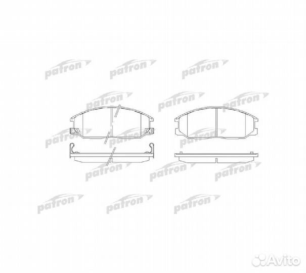 Колодки hyundai Santa FE/Trajet 00/zotie