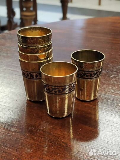 Стопки серебряные набор