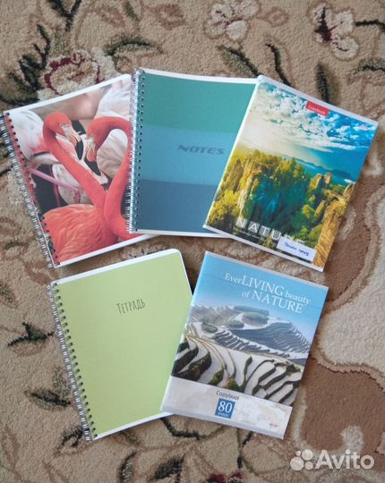 Новые тетради в клетку, 80 листов