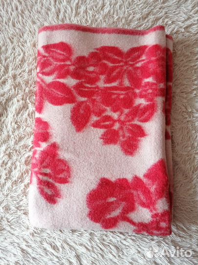 Одеяло шерстяное СССР новое 1,5-спальное