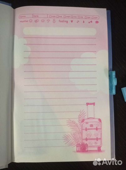 Записная книжка с замком Тачки