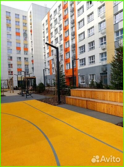 Резиновое покрытие для спортивных площадок