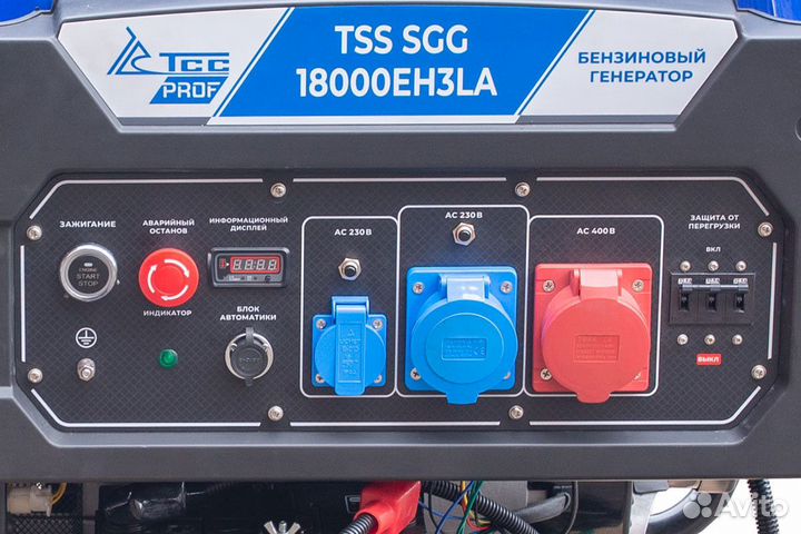 Бензогенератор TSS SGG 18000EH3LA