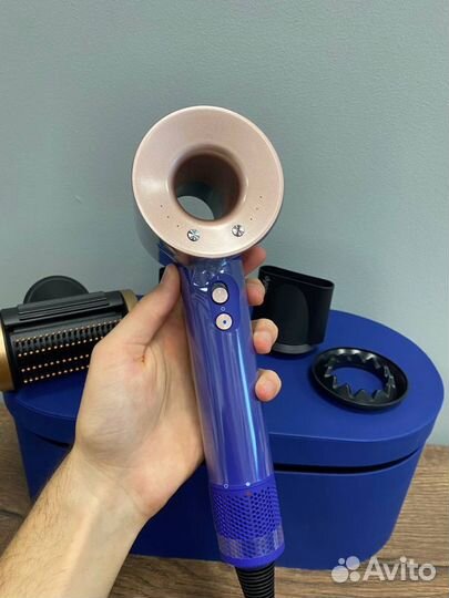 Фен dyson hd15 в кейсе Малайзия vinca blue