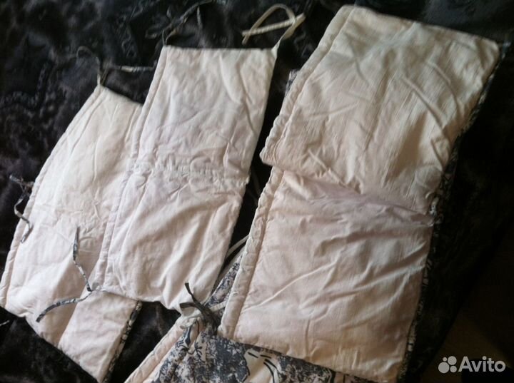 Бамперы мягкие для кроватки. Новые