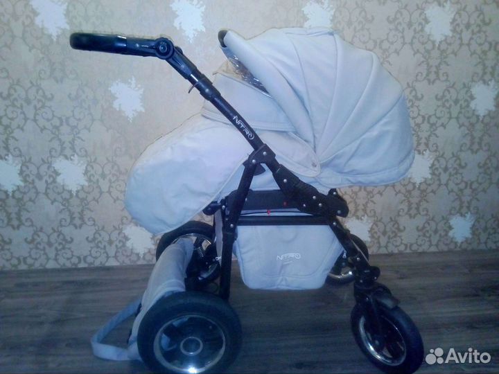 Коляска 2 в 1 эко кожа