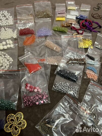 Набор для вышивания, рукоделий, бисер, трунцал