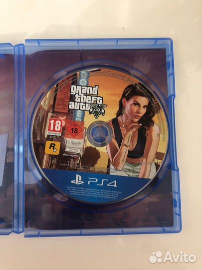 Диск на ps4 гта 5