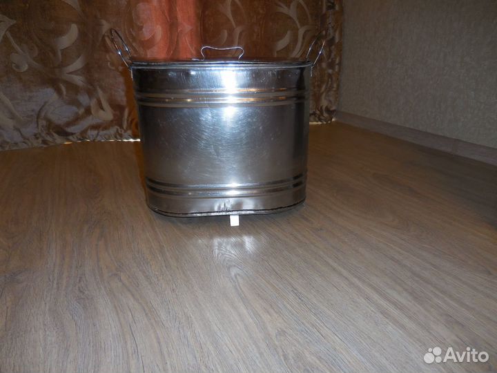Добротный Бак Нержавейка20л:Крышка,Подставка,Ручки