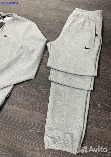 Спортивный костюм Nike мужской серый