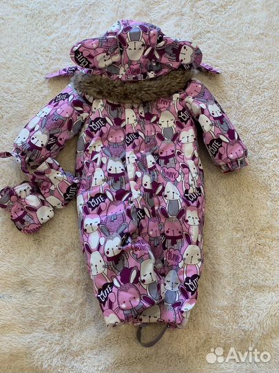 Комбинезон зимний 86 для девочки