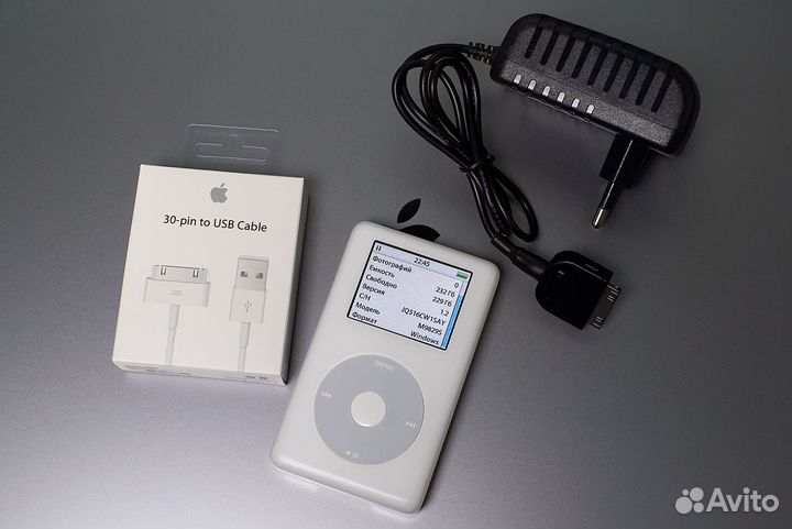 Apple iPod Gen 4 256Gb, A1099, 3000mah