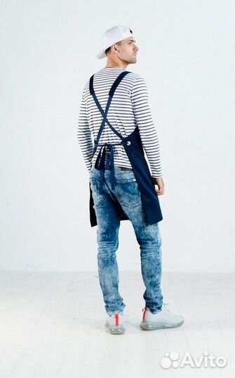 Чёрный китель поварской женский