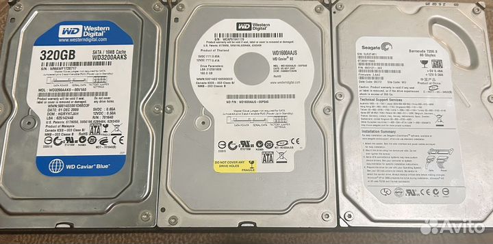 Жесткий диск WD blue 320gb