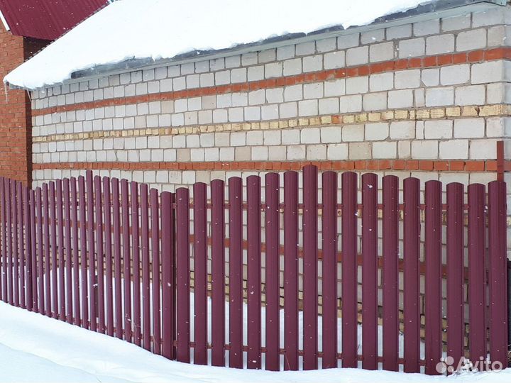 Евро забор из штакетника