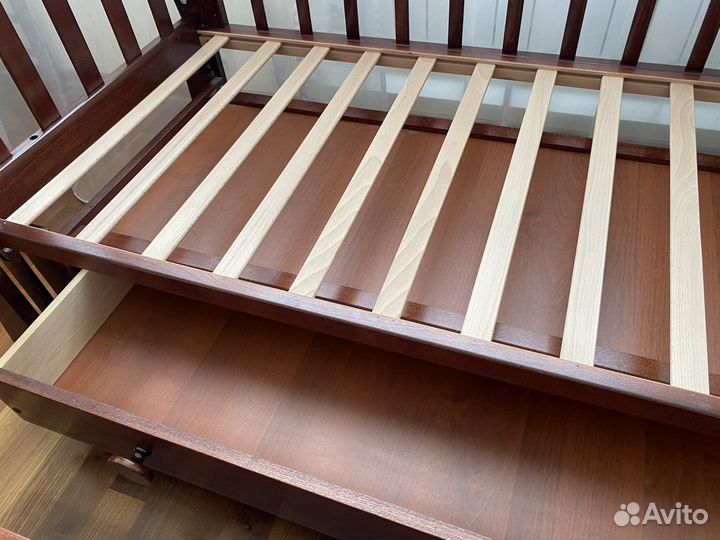 Кровать Лель Лаванда с маятником + матрас