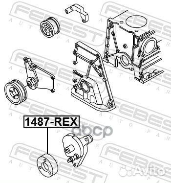 Ролик натяжной 1487-REX 1487-REX Febest