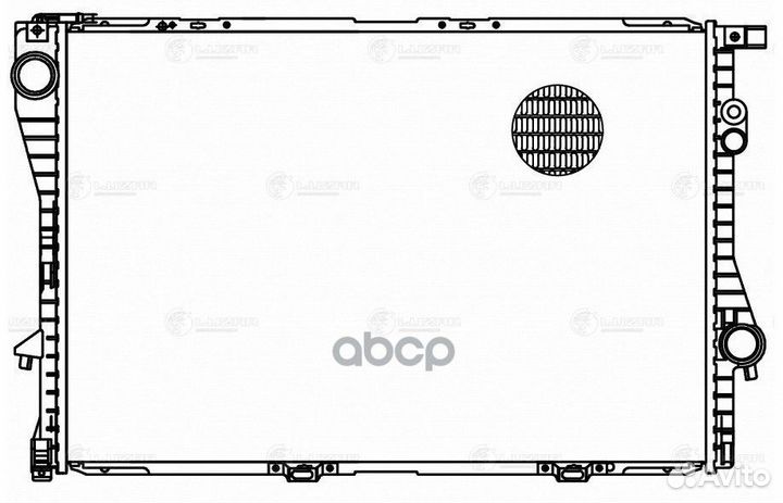 Радиатор BMW E39 2.0-3.0 99- LRc 26108 luzar
