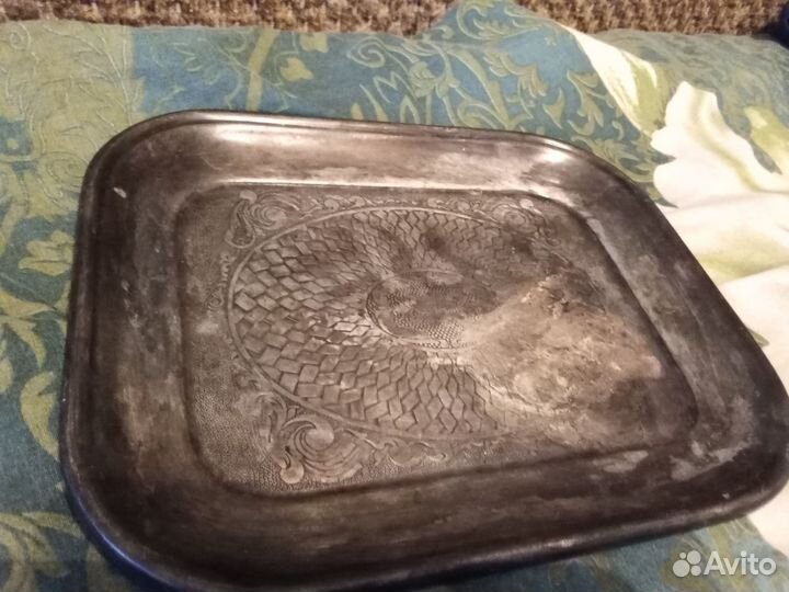 Поднос мельхиоровый СССР