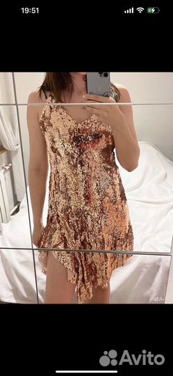 Платье вечернее в пайетках Imperial