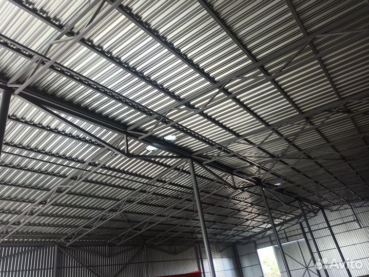 Ангар навес зернохранилище