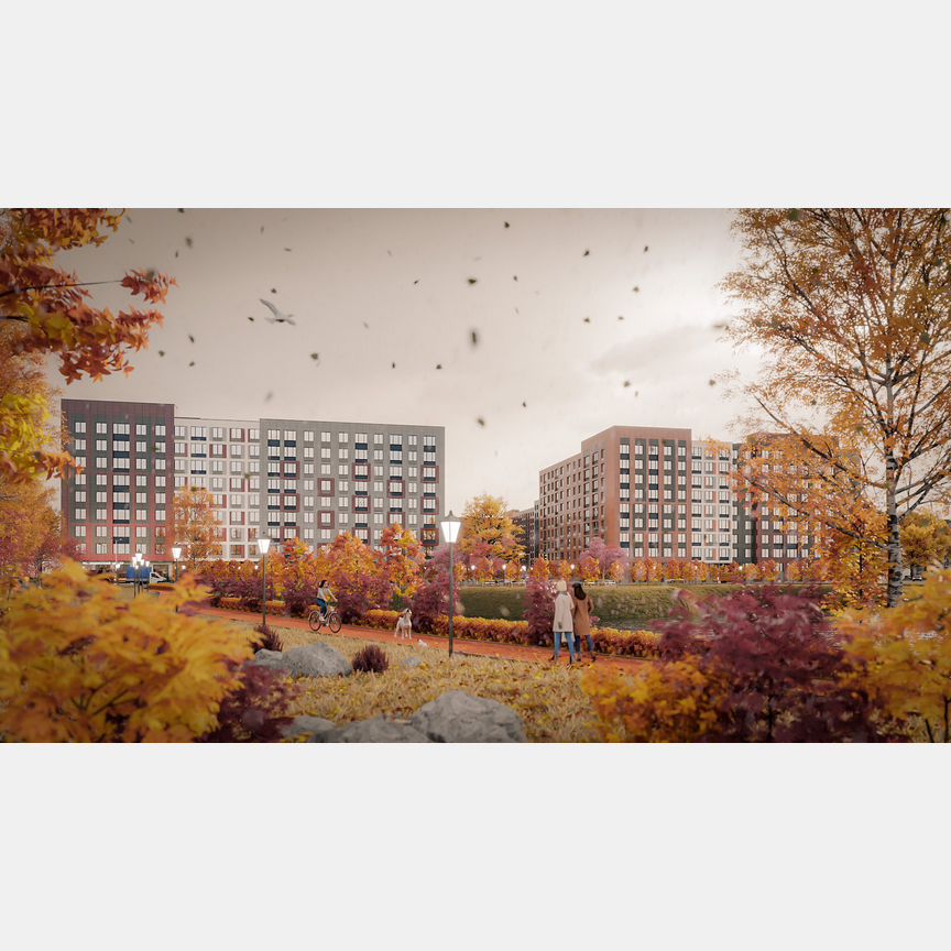 2-к. квартира, 58,2 м², 7/9 эт.