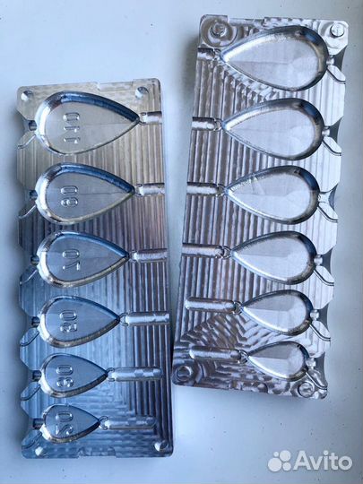 Формы для литья грузил из свинца чпу