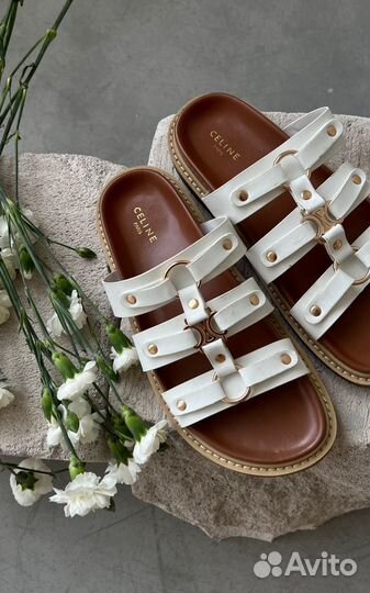 Шлёпанцы босоножки celine