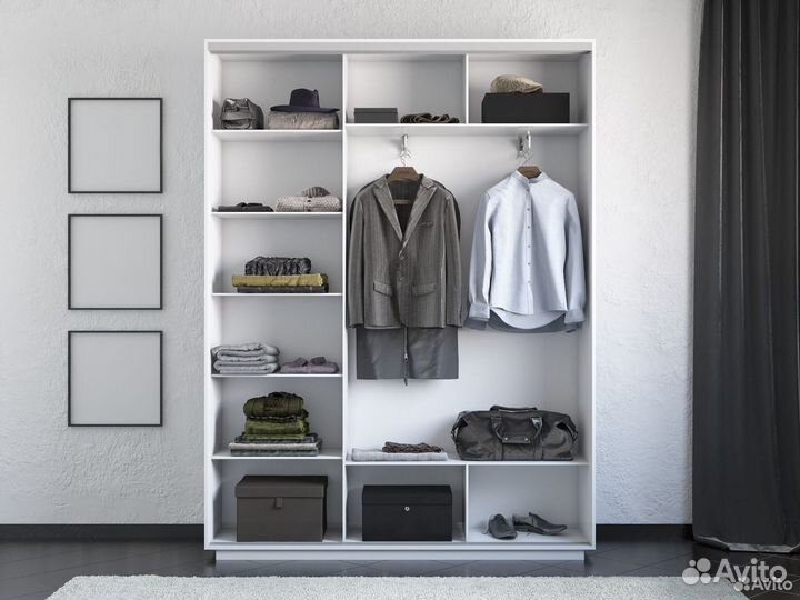 Шкаф купе белый