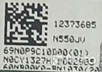 Плата для ноутбука Asus N550JK button BD с кнопкой