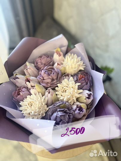 Зефирный букет, подарочный набор, съедобный букет