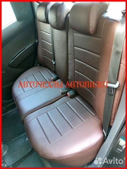 Чехлы Автопилот Chevrolet Spark из экокожи